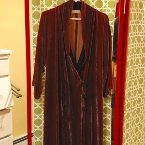 Gorgeous silk velvet coat and or dress.